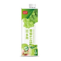 艾爾牧葡萄小白桃果肉果汁飲料1L