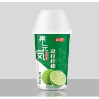 果元?dú)蓦p打檸檬果汁茶飲料420mlX15