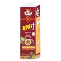 中勁百香果汁復合果汁飲料方盒1Lx8盒