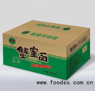 三太子蟹黃風(fēng)味面58g×20包