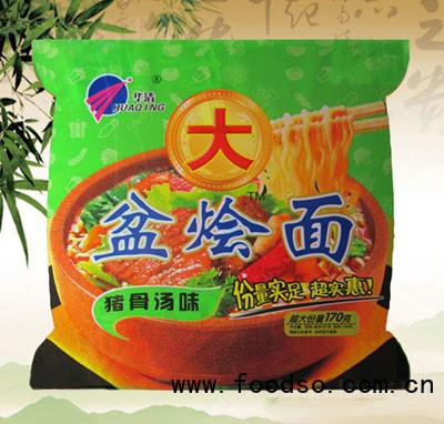 華清大盆燴面豬骨湯味