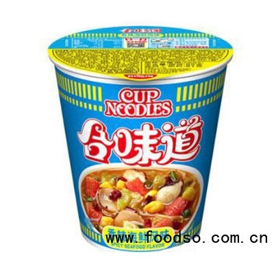 日清食品合味道杯面香辣海鮮風(fēng)味方便面81g