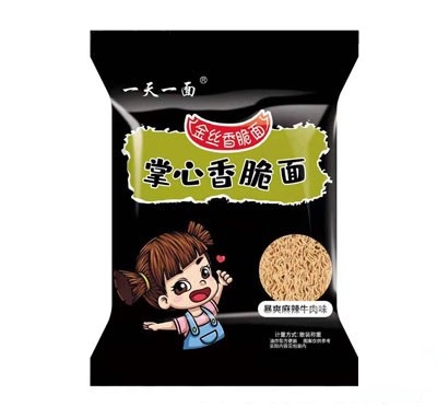 掌心香脆面干吃面暴爽麻辣牛肉味