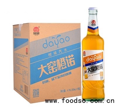 大窯橙諾橙味汽水碳酸飲料