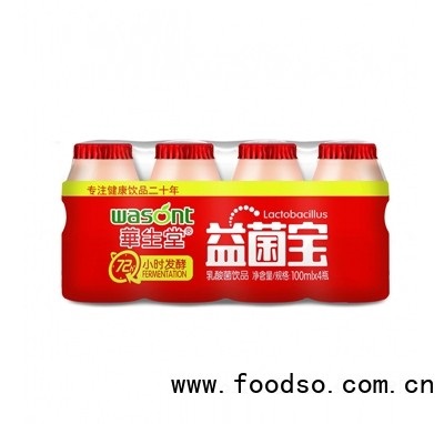 華生堂益菌寶乳酸菌飲品100mLx4瓶夏季飲品招商代理