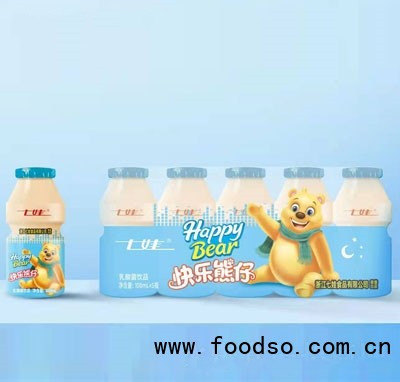 七娃快樂(lè)熊仔乳酸菌飲品100mlX5瓶