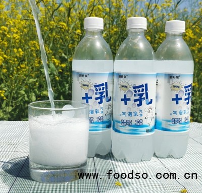 碧升泉+乳氣泡乳汽水瓶裝碳酸飲料氣泡水500ml