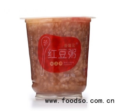 谷馨元珍之養(yǎng)紅豆粥方便食品早餐粥招商代理批發(fā)360g