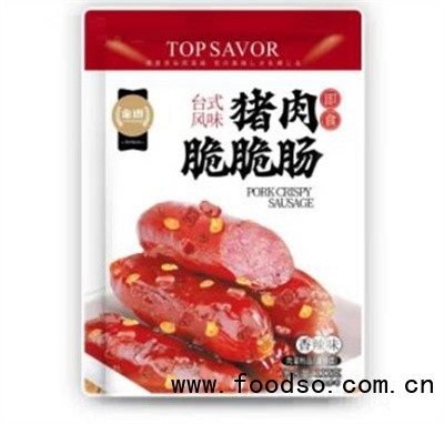 金語新品112g袋裝即食豬肉