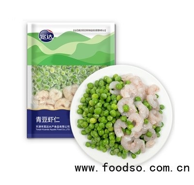 寬達(dá)青豆蝦仁400g速凍食品