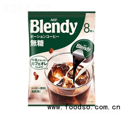 昊記日本進口AGF-blendy濃縮膠囊咖啡速溶代餐冰咖啡飲料