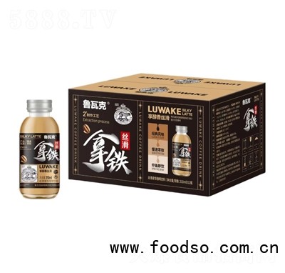 魯瓦克絲滑拿鐵咖啡飲料310mlX12瓶招商代理