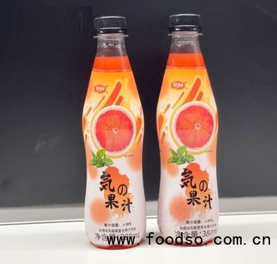 豪園血橙乳酸菌復(fù)合果汁飲料380ml