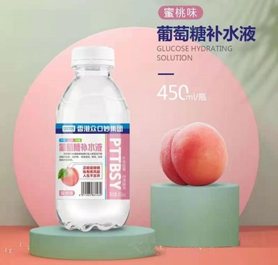 眾口妙葡萄糖補(bǔ)水液蜜桃味450ml