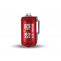 美林小鎮(zhèn)原漿小麥白啤2L×2罐裝