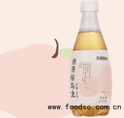 別樣泡泡果汁茶碳酸飲料桃香烏龍茶410ml