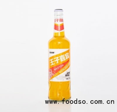 王屋清源王子橙味汽水含氣飲料500ml