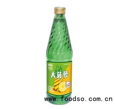 老道外大瓶汽水東北老汽水大菠蘿500ml